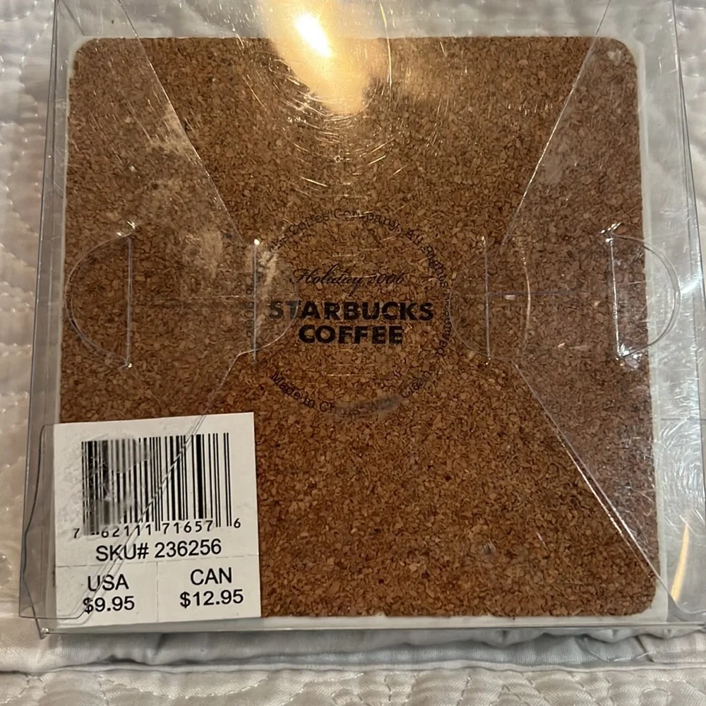 Starbucks set‎ of 4 coasters